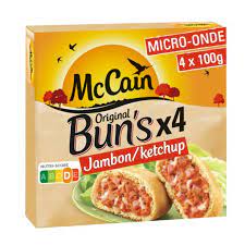 Bun’s jambon 4 fromages x4
