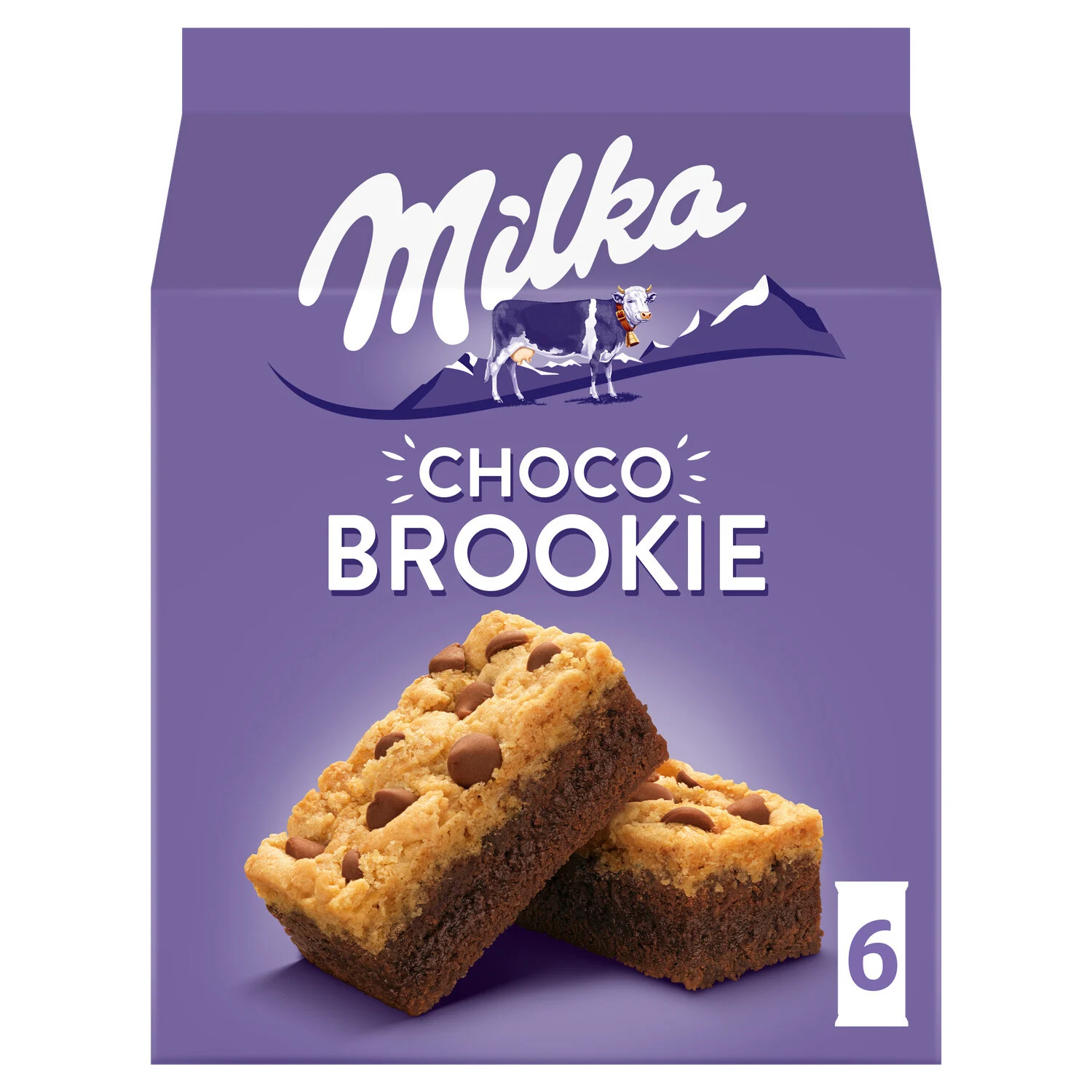 Gâteaux moelleux aux pépites de chocolat Choco Brookie MILKA - MARKET APERO
