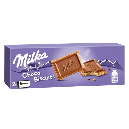 Biscuits Petit Beurre Nappés au Chocolat Fin Petit Ecolier Lu 150g