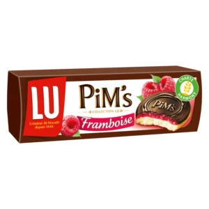 Biscuits génoises nappées à la framboise et au chocolat Pim’s LU