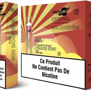 Puff, VAPEURS Puff Sans Nicotine, Cigarette Électronique Jetable 8000 Taff, Puff  800 Taff fraise kiwi