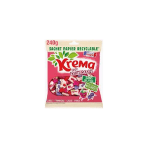 KREMA Bonbons tendres aromatisés aux fruits rouges