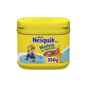 Chocolat en poudre cacaotée NESQUIK la boite de 350 g