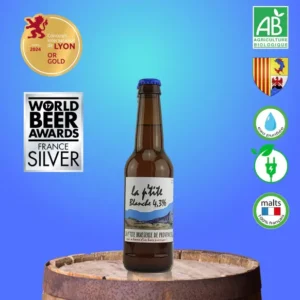 Bière blanche – P’TITE BRASSERIE blanche 4,5% 33cl