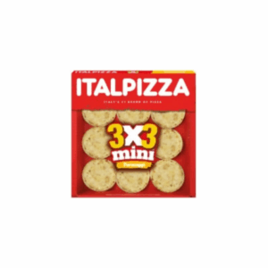 Pizza Mini Fromage ITALPIZZA la boîte de 9 minis pizza