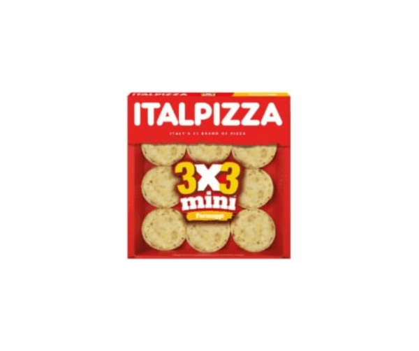 Pizza Mini Fromage ITALPIZZA la boîte de 9 minis pizza