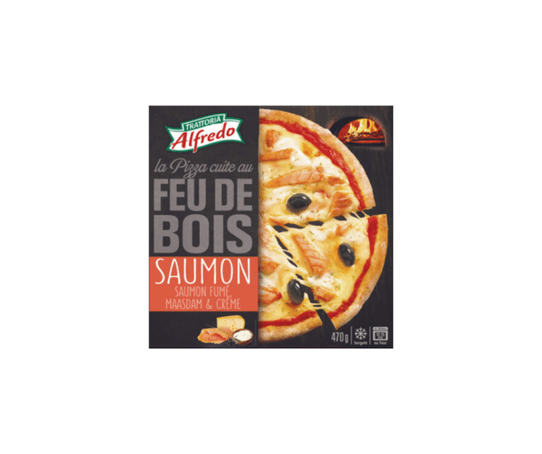 Pizza Saumon cuite au feu de bois – Trattoria Alfredo – 470 g